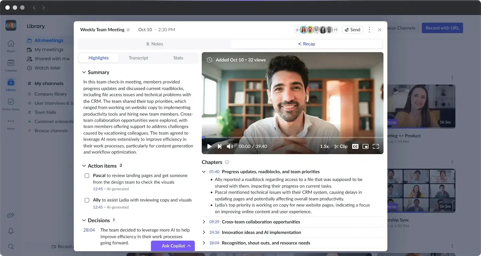 Fellow meeting summary