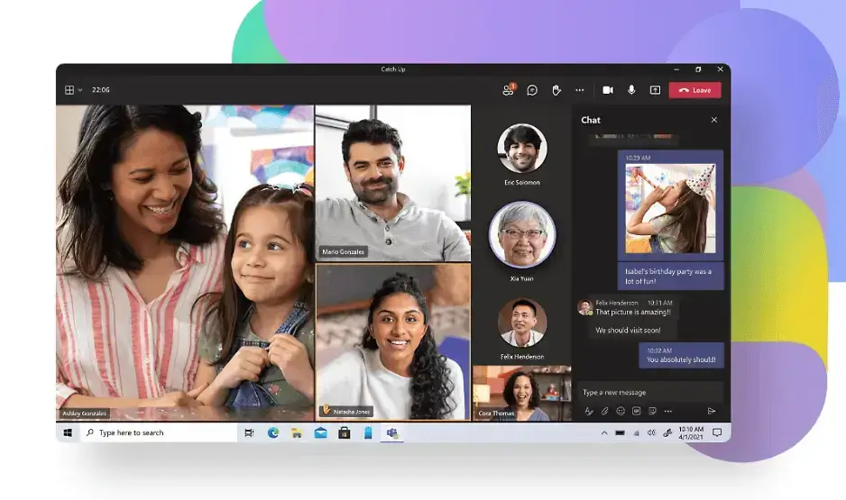 microsoft teams interface