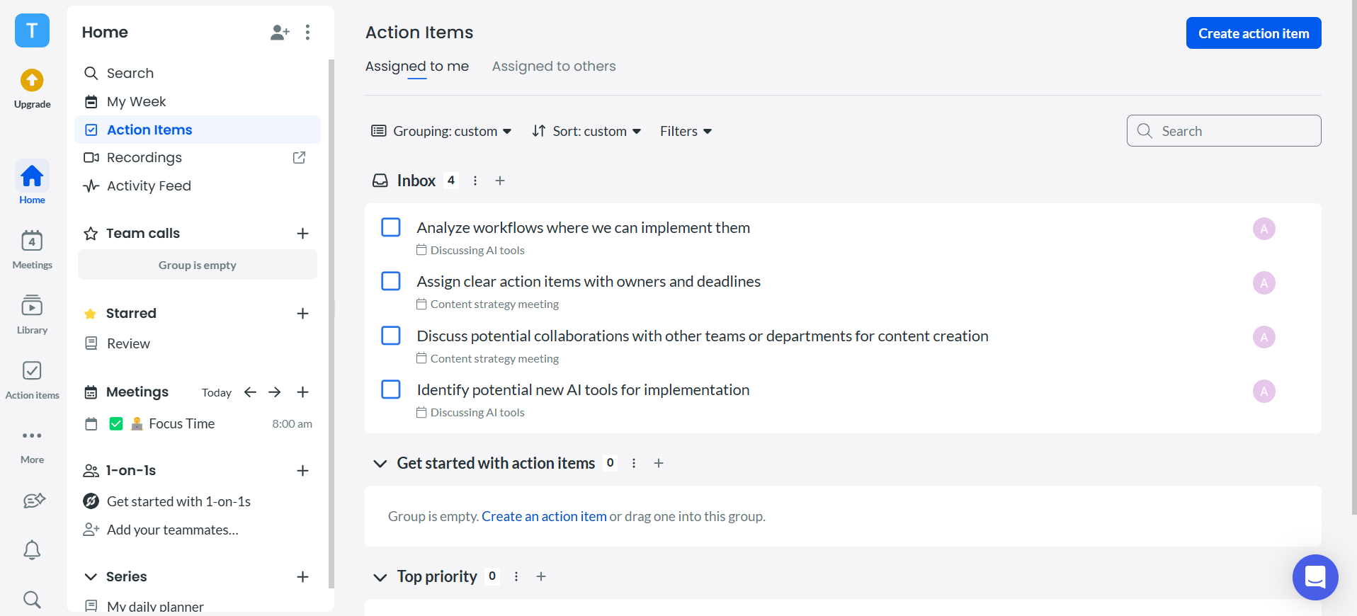 Fellow's user interface