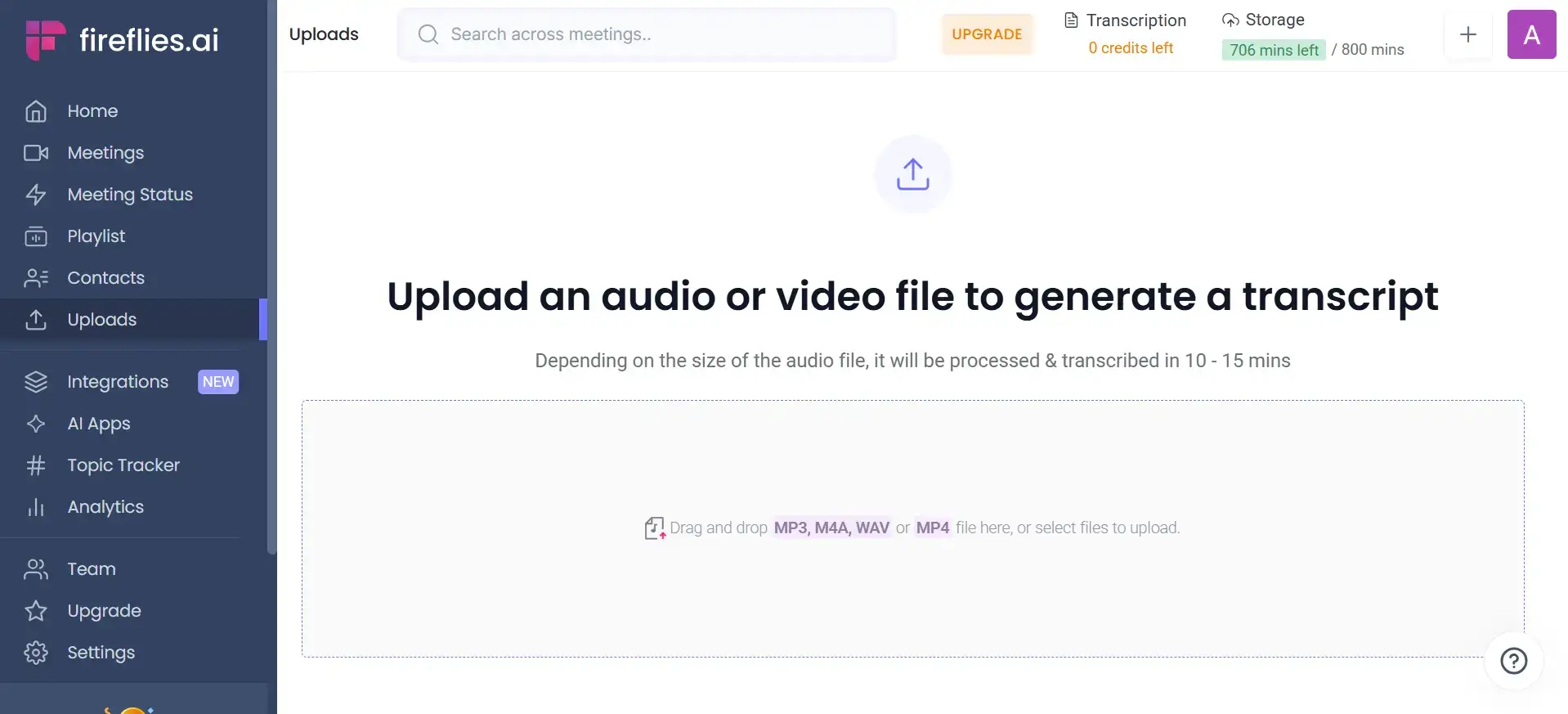 Fireflies AI’s features