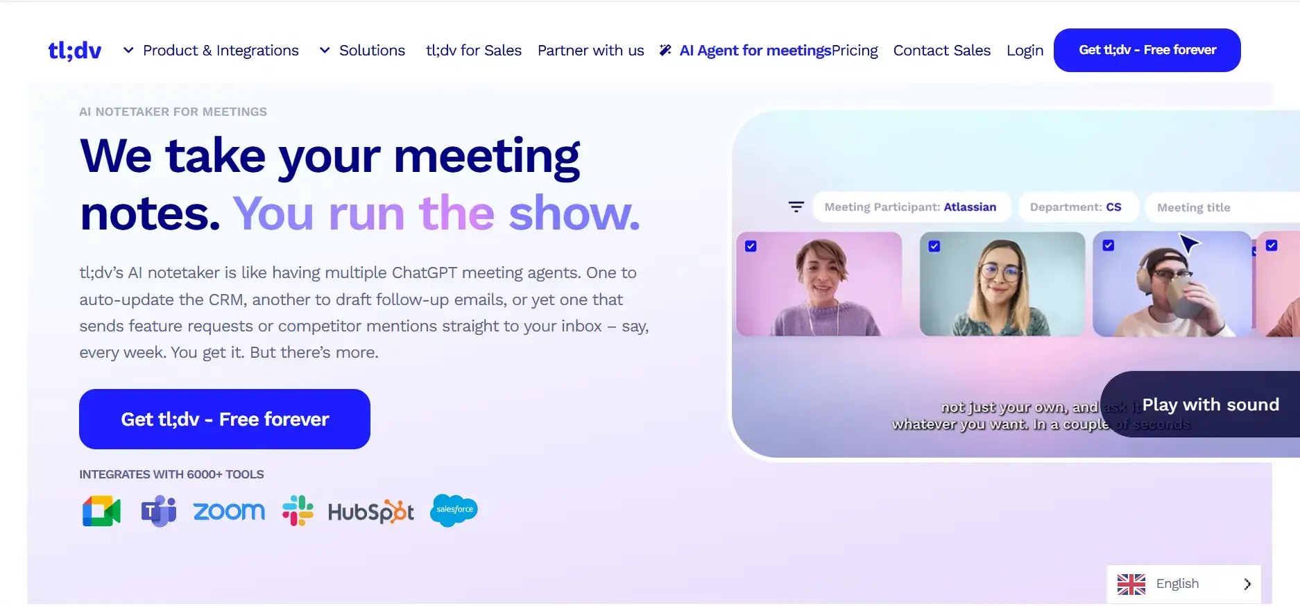 tl;dv is one of the best AI note-takers