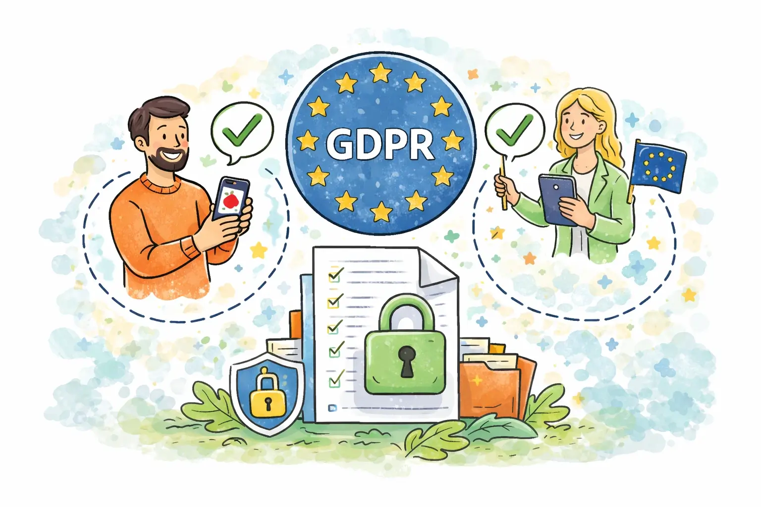 GDPR recording laws graphic