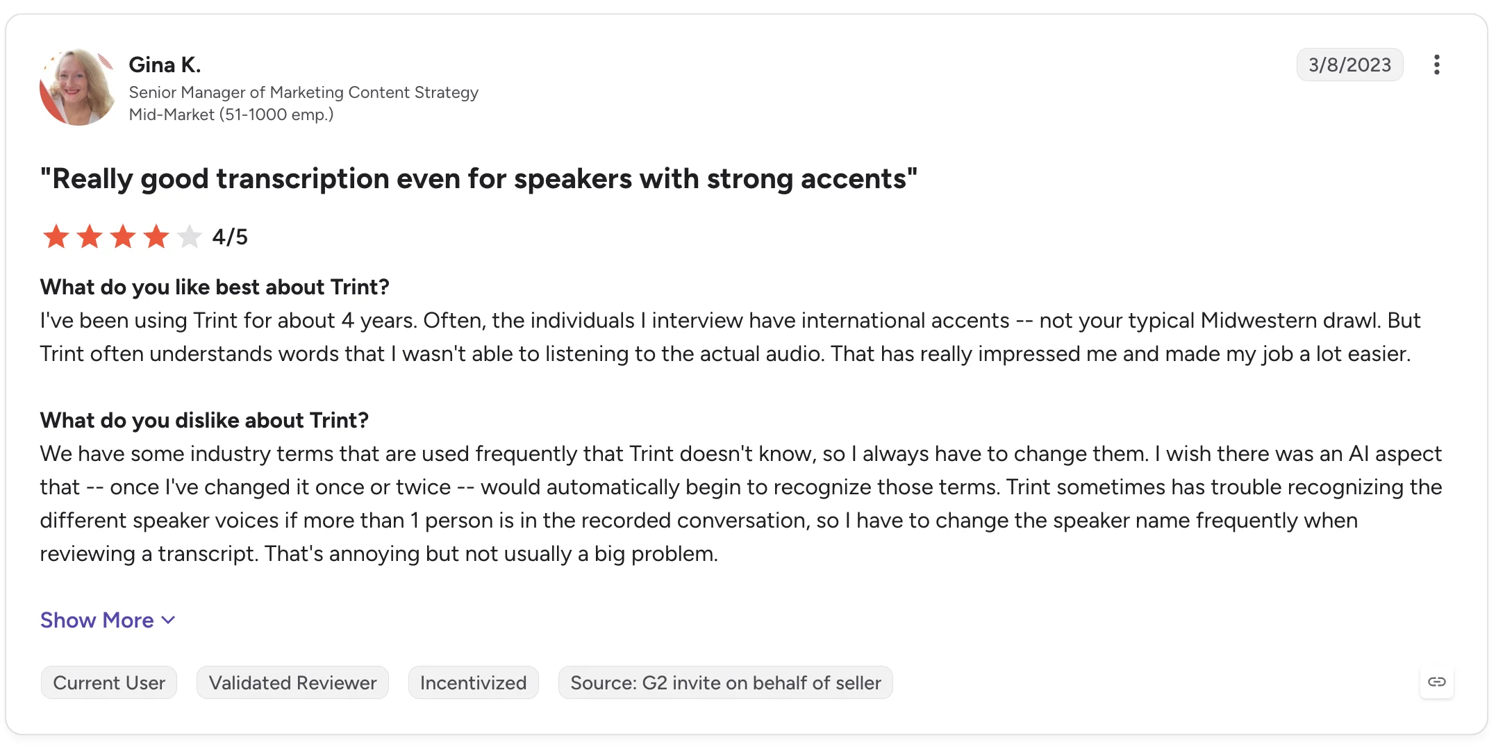 Trint G2 review