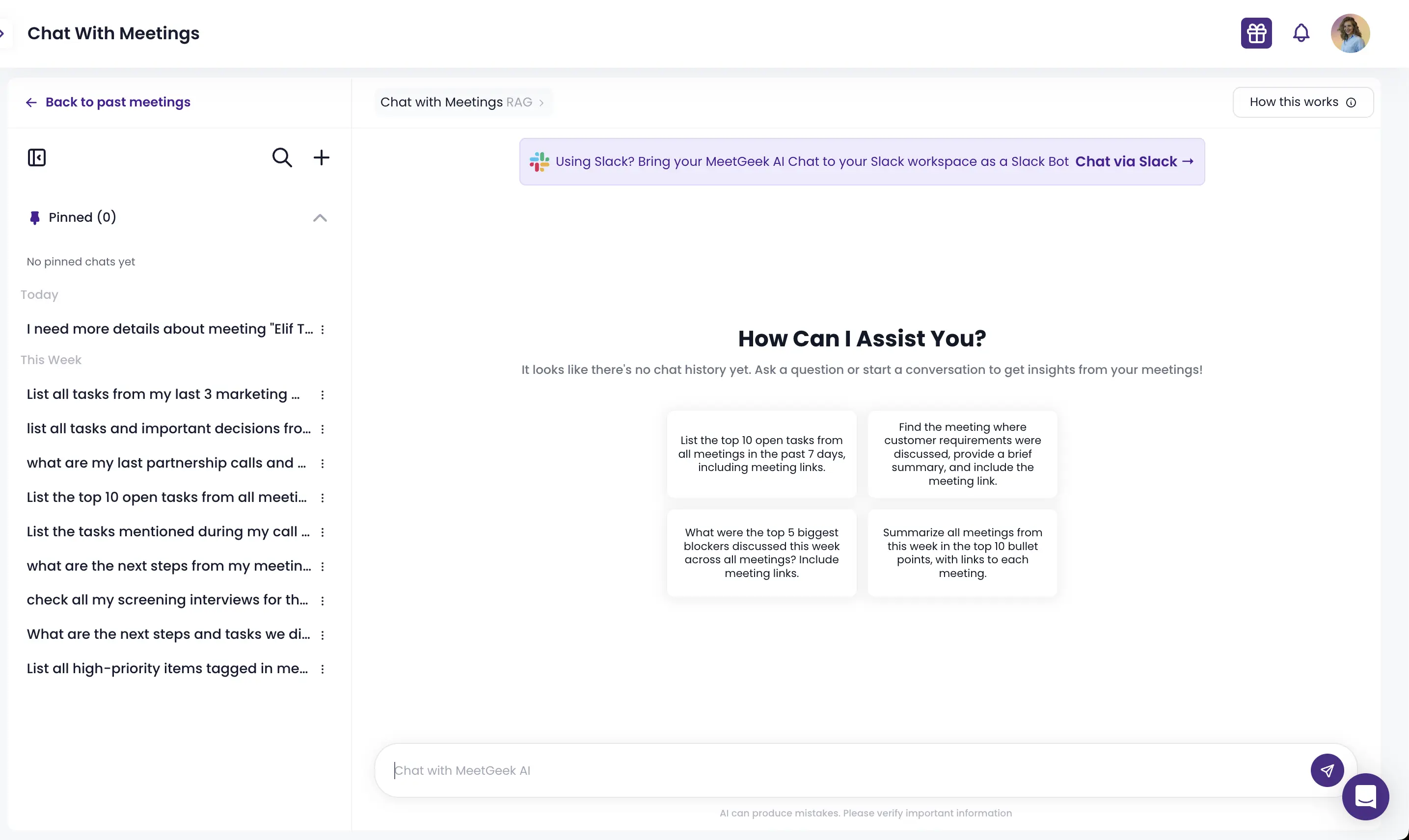 MeetGeek AI Chat