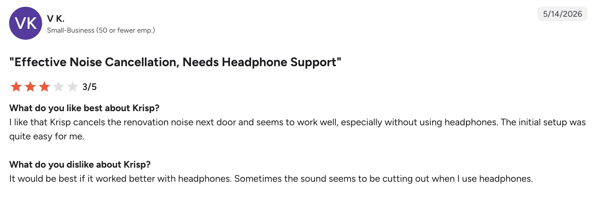 G2 review from V K. about headphone support