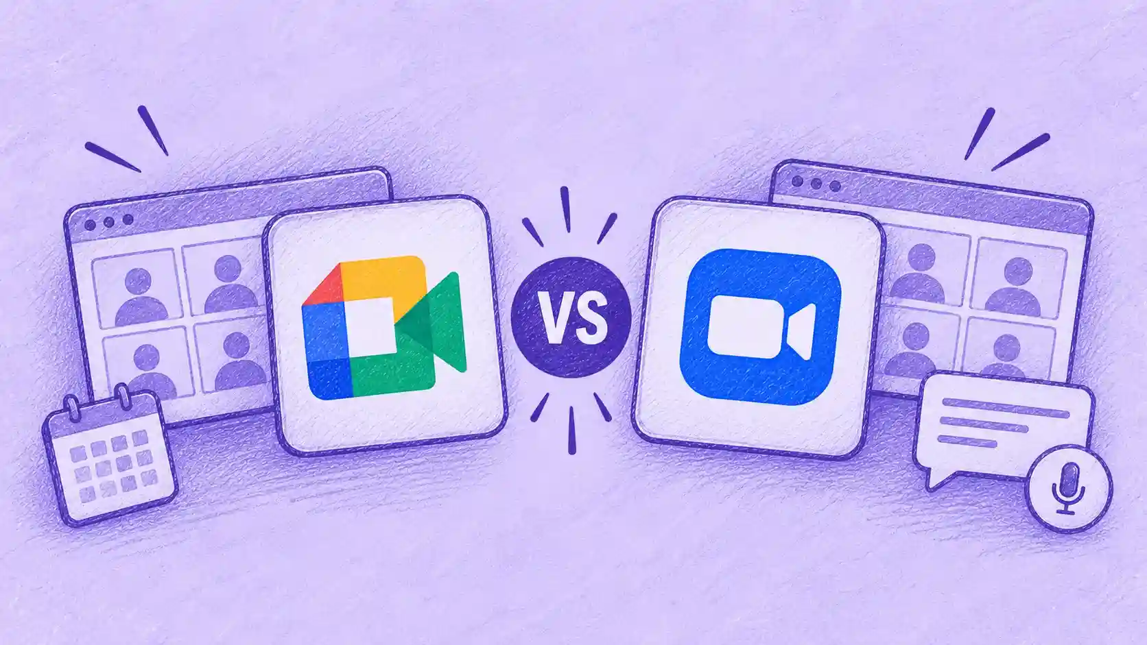 Google Meet vs Zoom: qual escolher em 2026? Imagem de capa