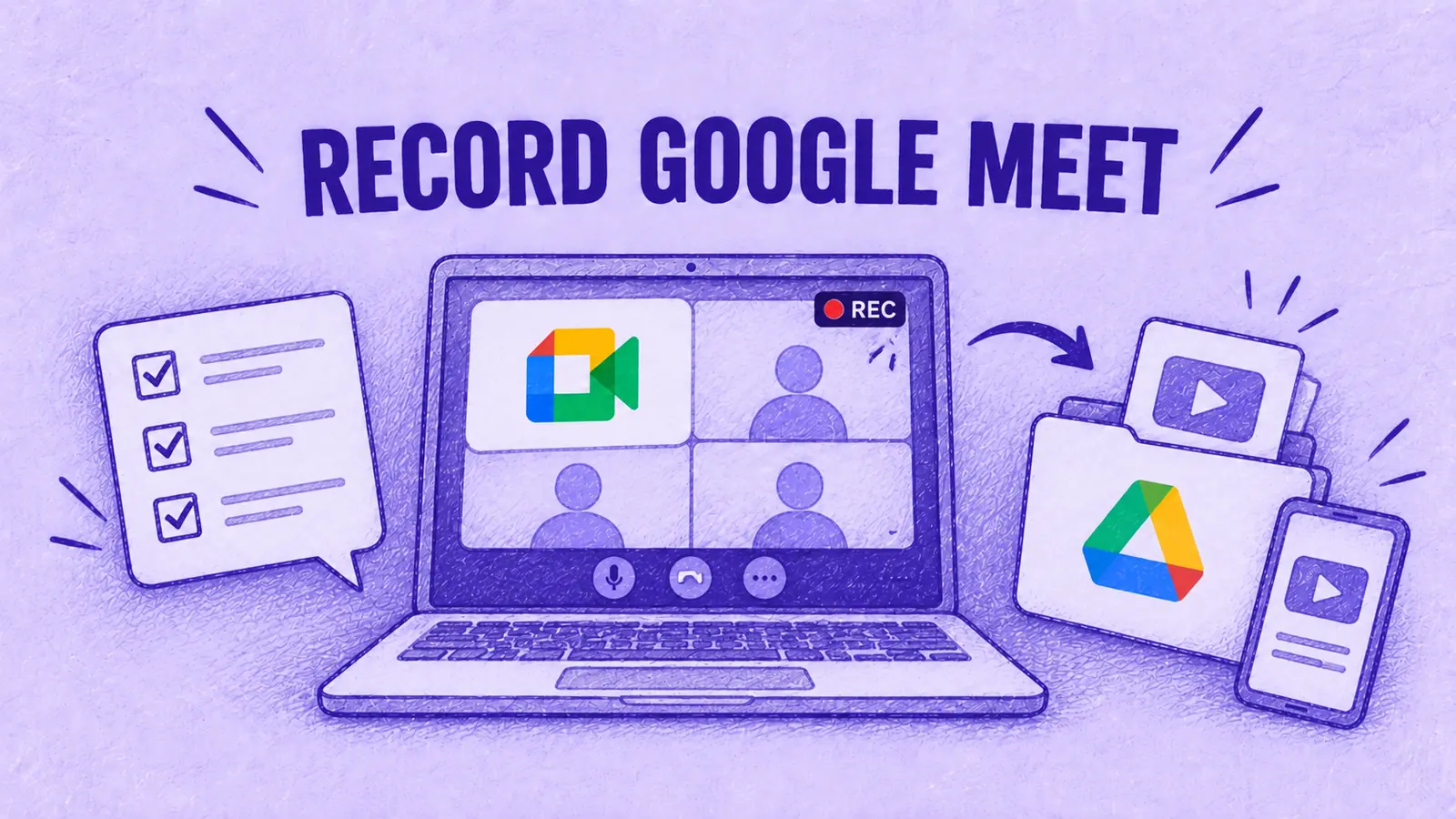 Cómo grabar en Google Meet en cualquier dispositivo