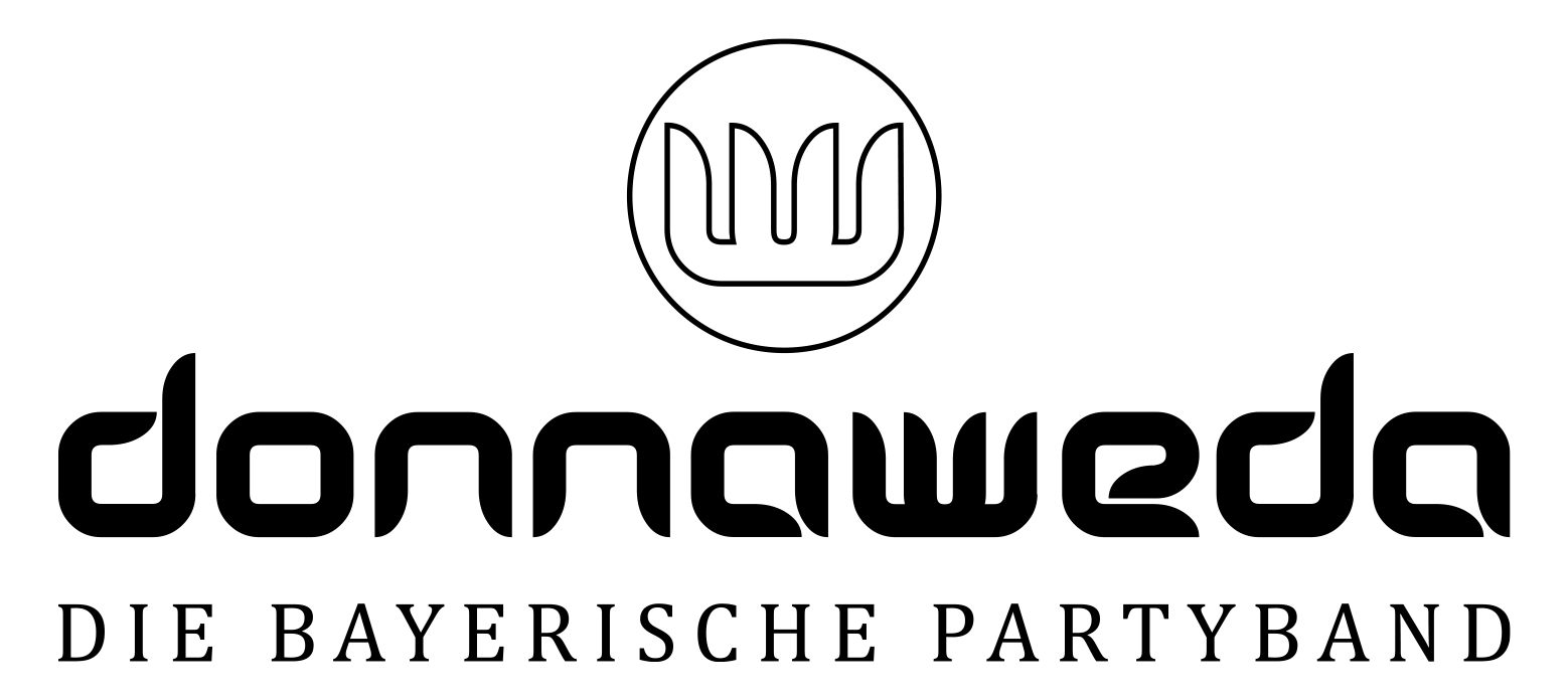 Das Logo der bayrischen Partyband Donnaweda.