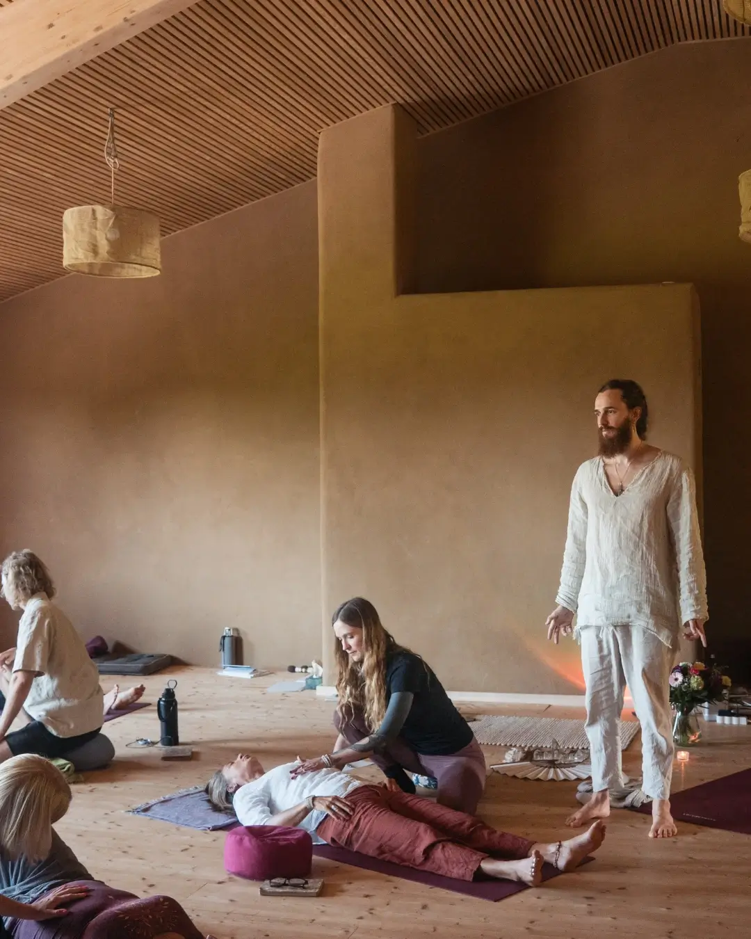 Daniel Alan lehrt in der Breathwork Ausbildung