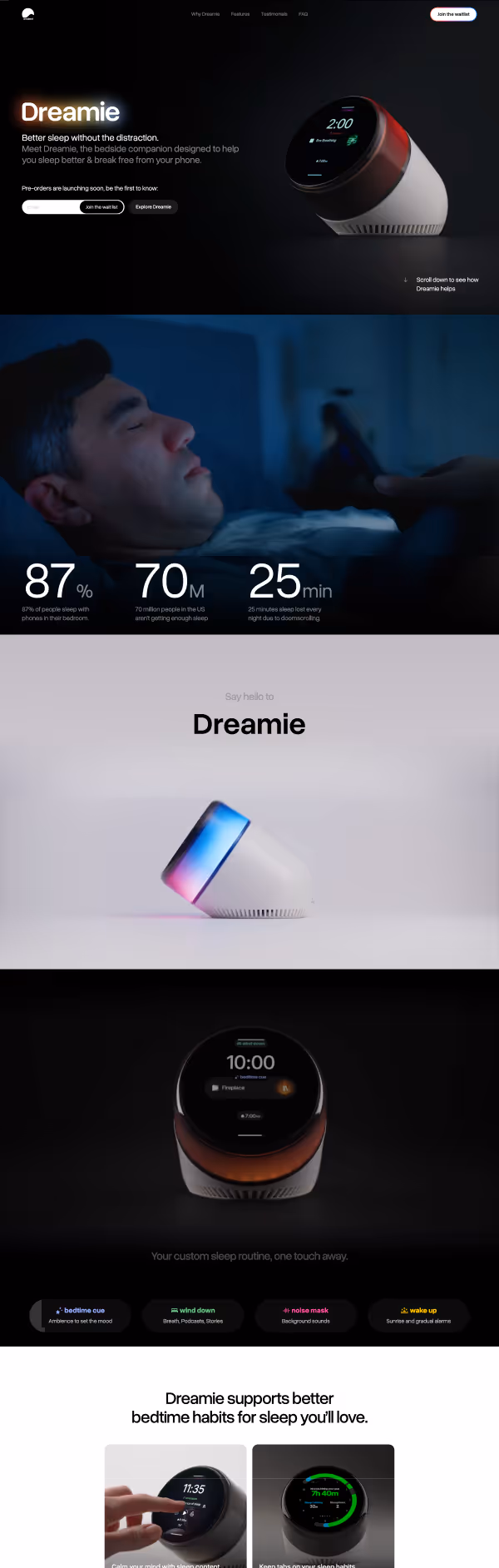 Design Concept for Ambient Dreamie