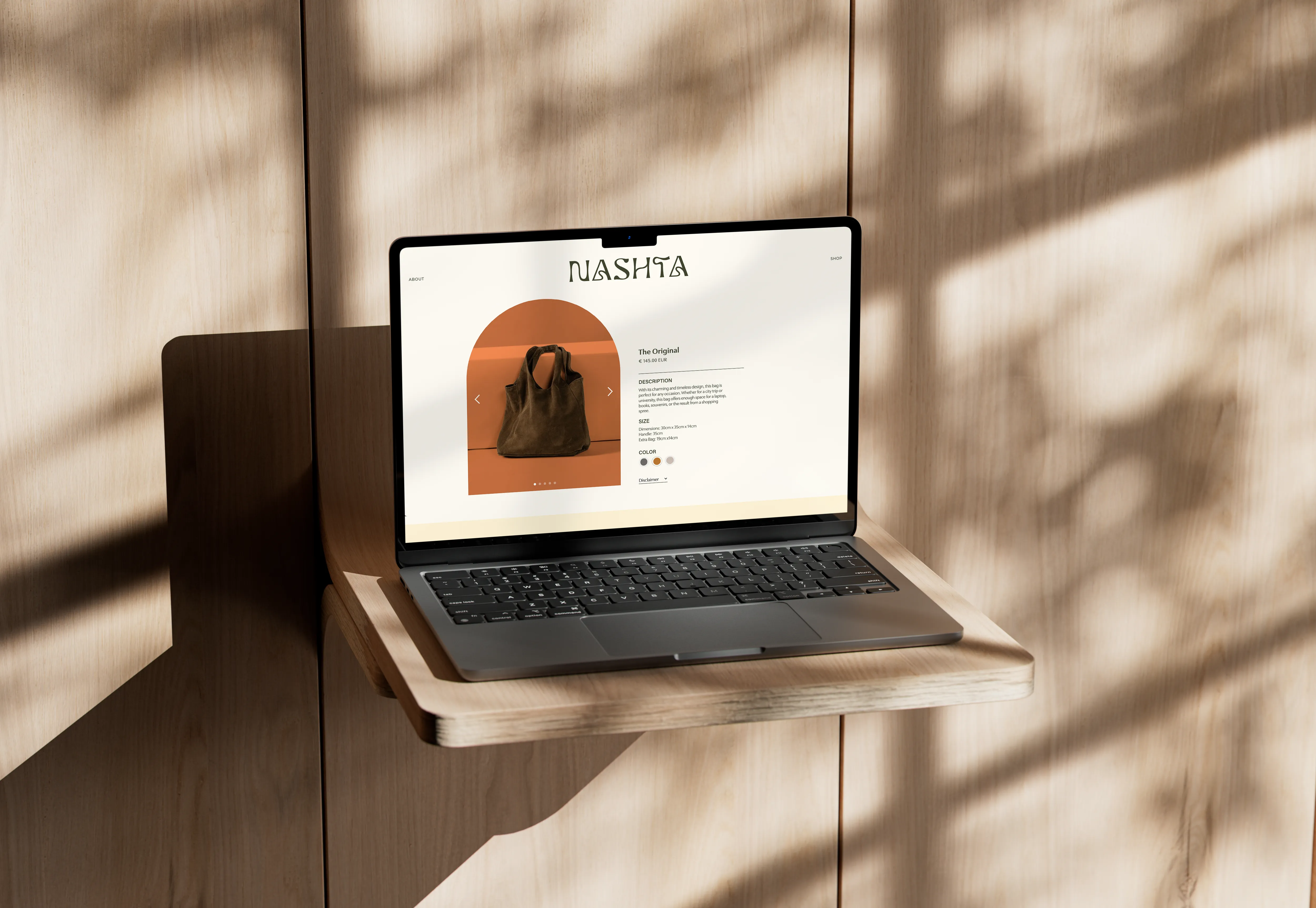 Nashta Desktop Mockup