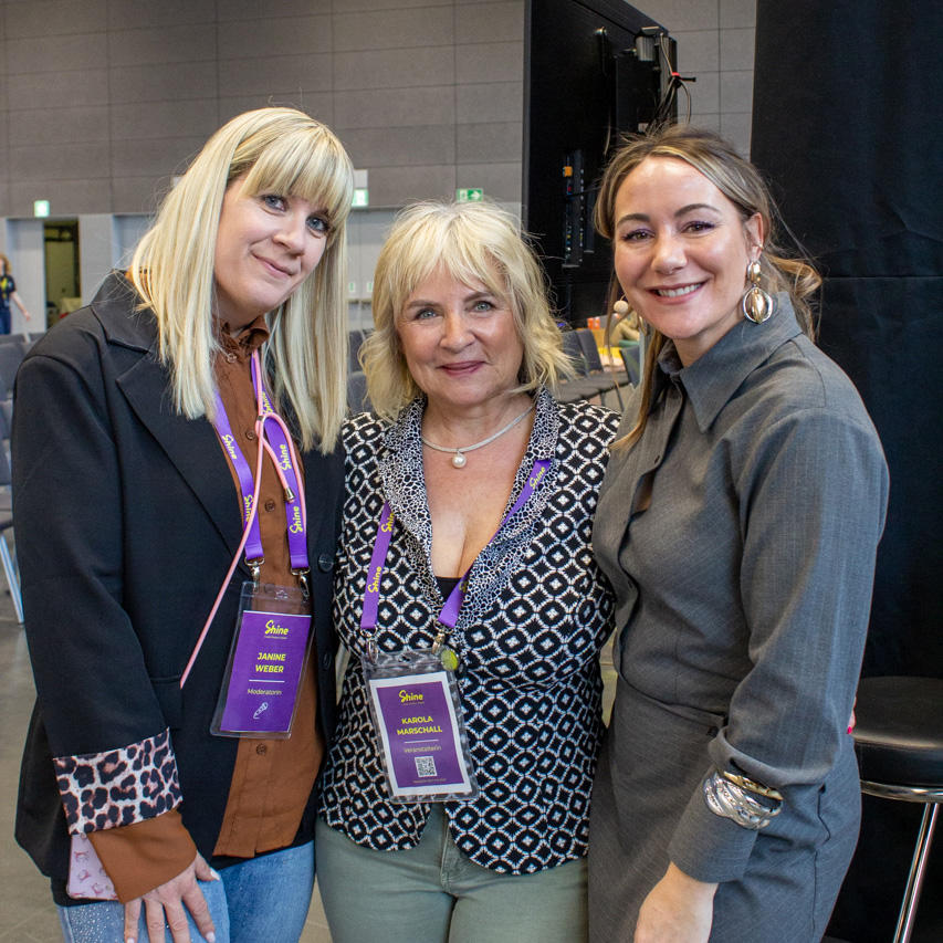 Besucherin auf dem Shine Female Business Summit