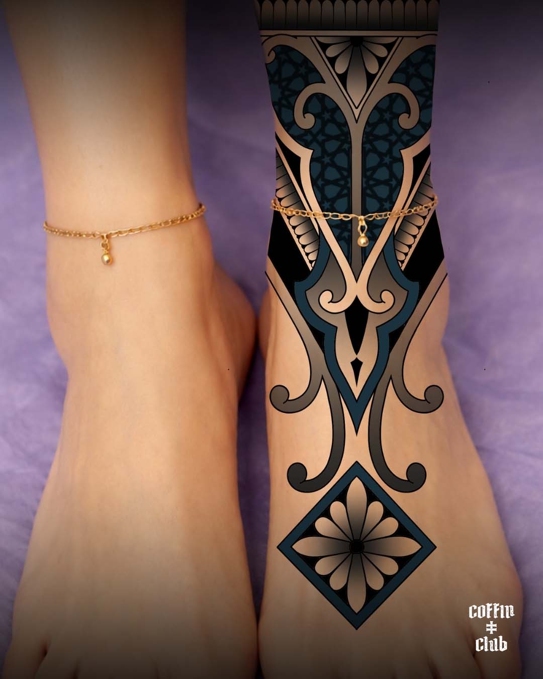 Asu, tatoueur ornemental au Coffin Club de Lausanne