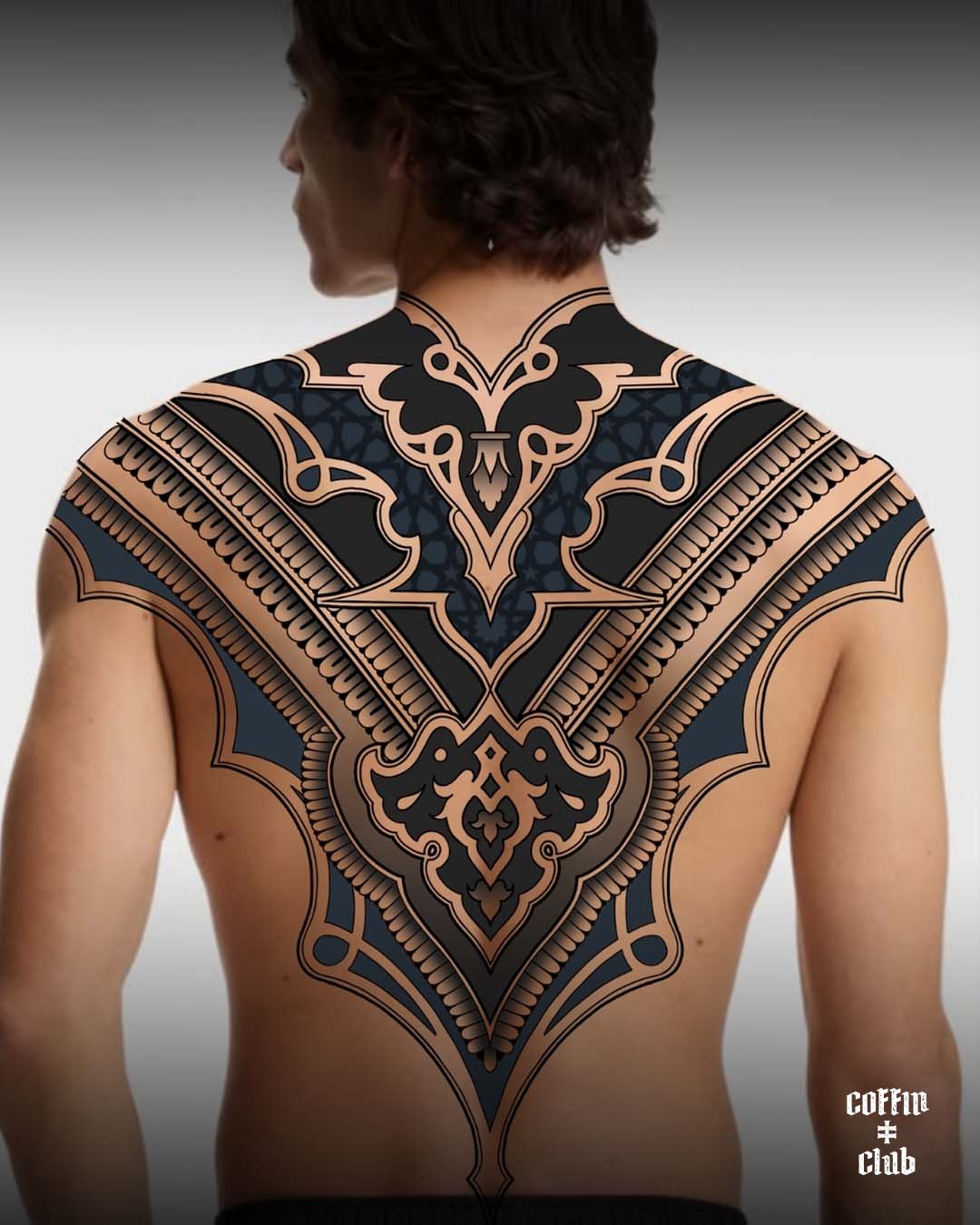 Asu, tatoueur ornemental au Coffin Club de Lausanne