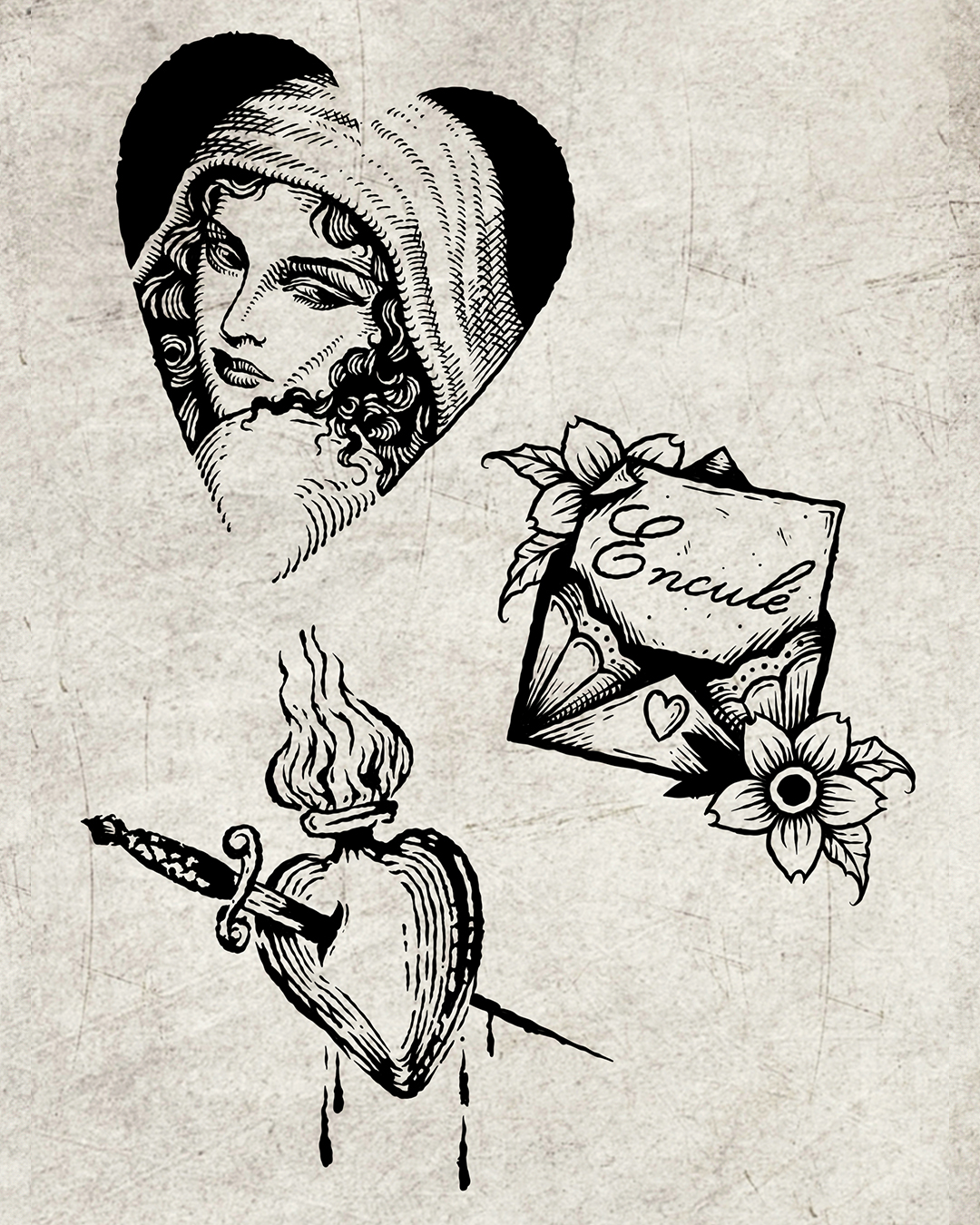 Le tatoueur Blacktosch spécialisé en gravure à Lausanne