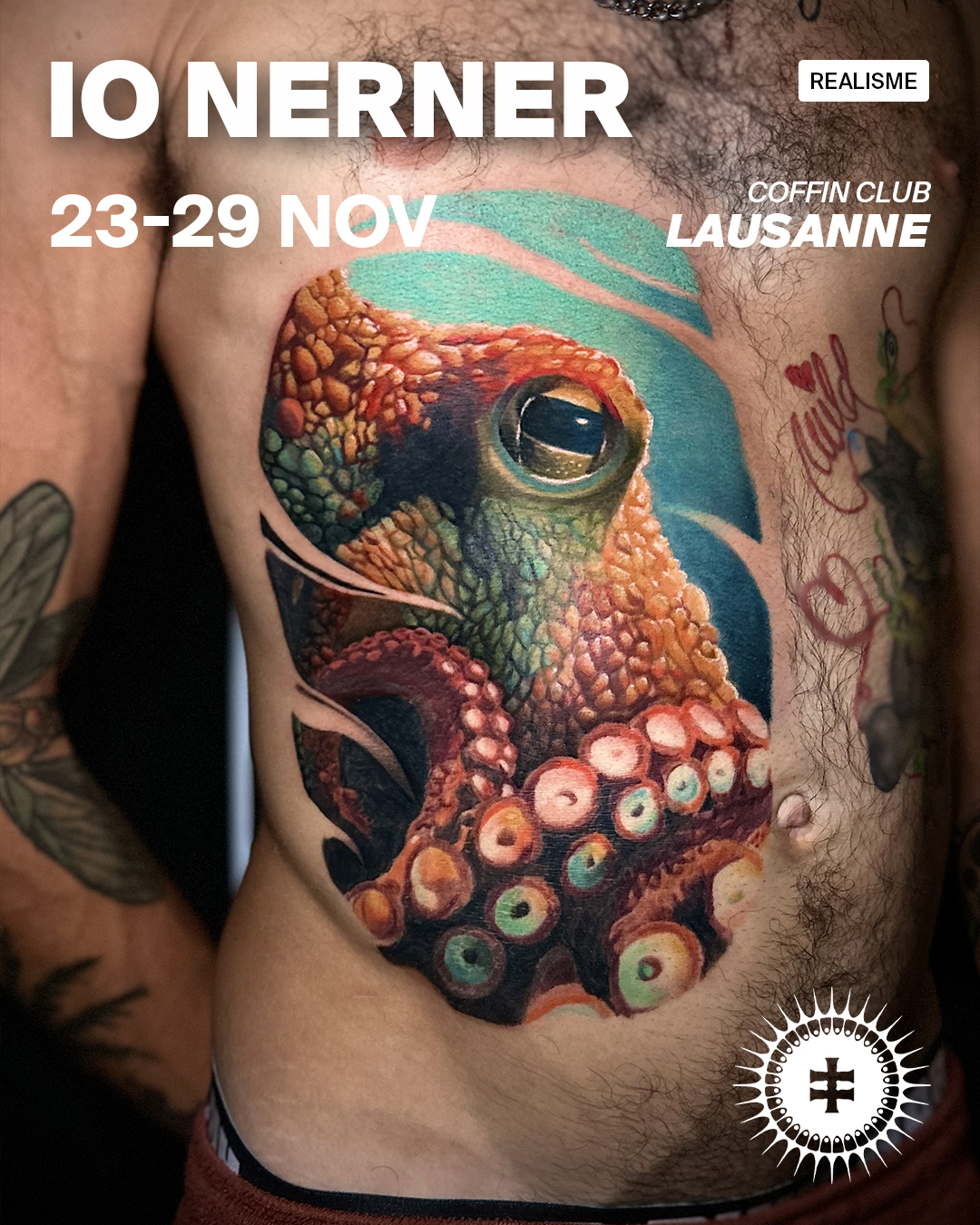 La tatoueuse Io Nerner spécialisée en réalisme à Lausanne