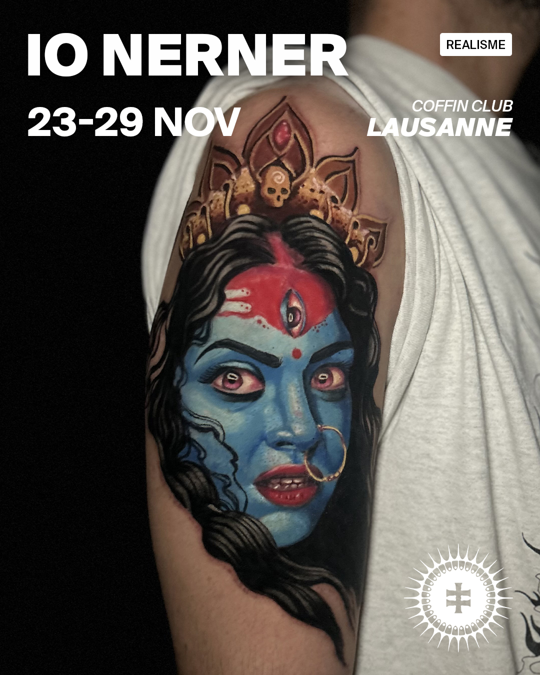 La tatoueuse Io Nerner spécialisée en réalisme à Lausanne