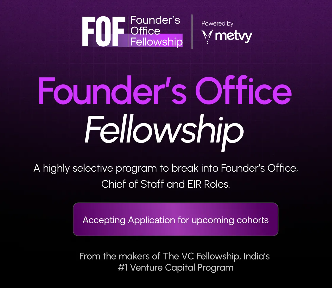 The Founder's Office Fellowship