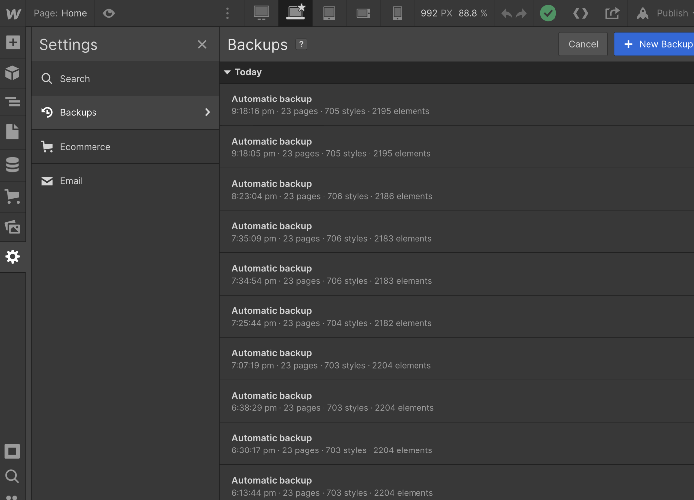 Backups- Medica App X Webflow Template