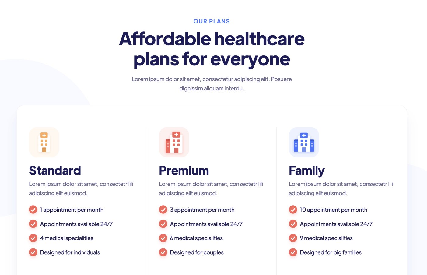 eCommerce Products- Medica App X Webflow Template