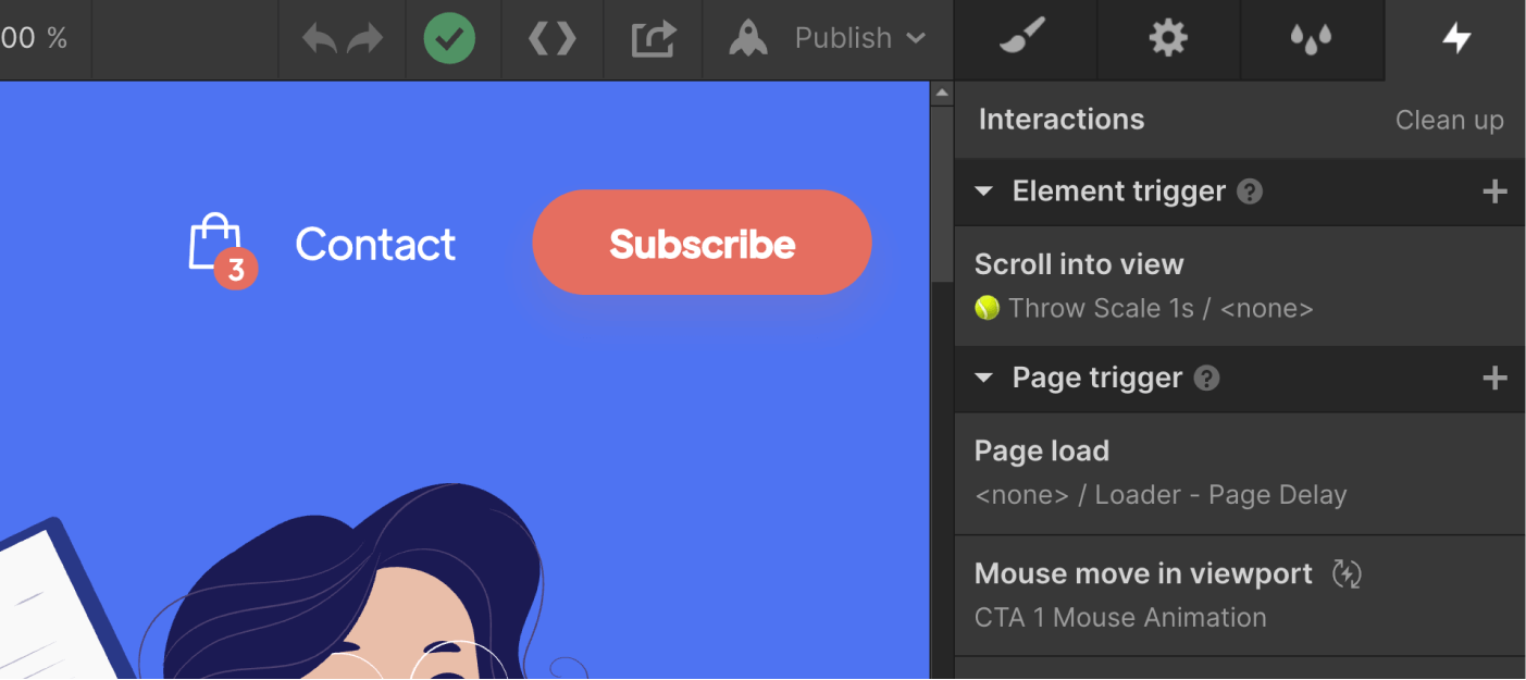 Animations- Medica App X Webflow Template