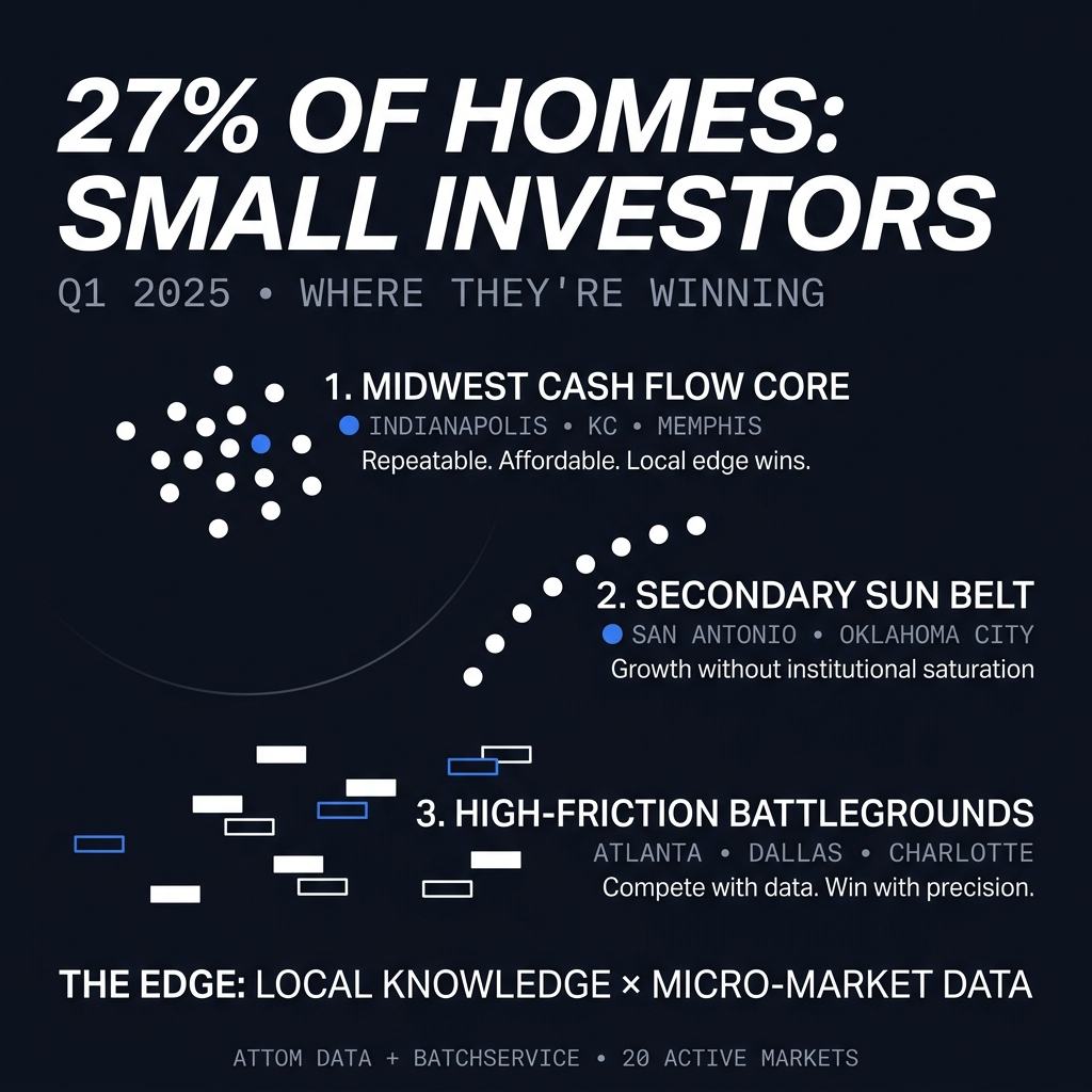Where Small Real Estate Investors Are Actually Winning in 2025