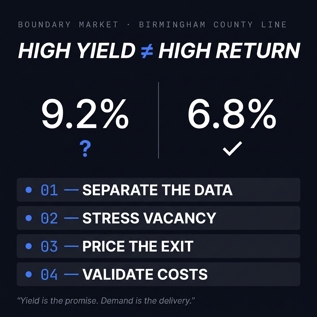 Birmingham's County Line Problem: Where High Yield Meets Thin Demand