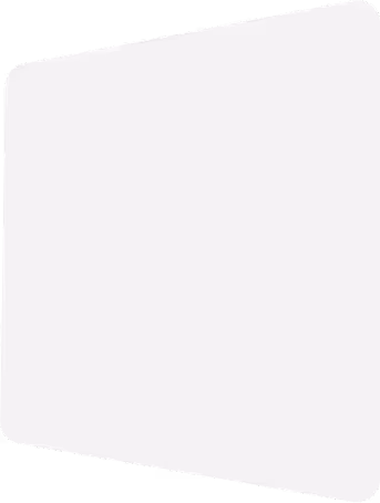 Abstract shape with rounded corners and shadow, resembling a tilted rectangular card or window.