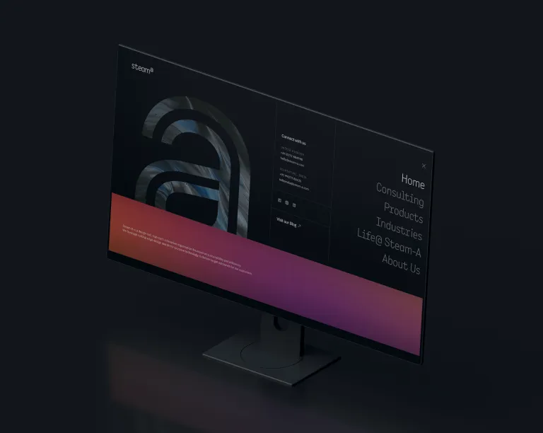 steama black bg imac