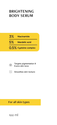 Brightening body serum