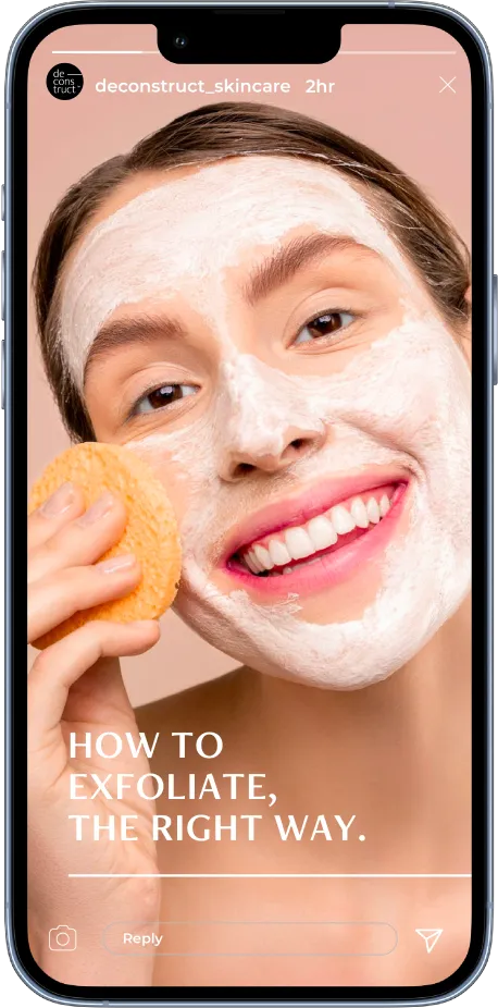 Mobile display with face 