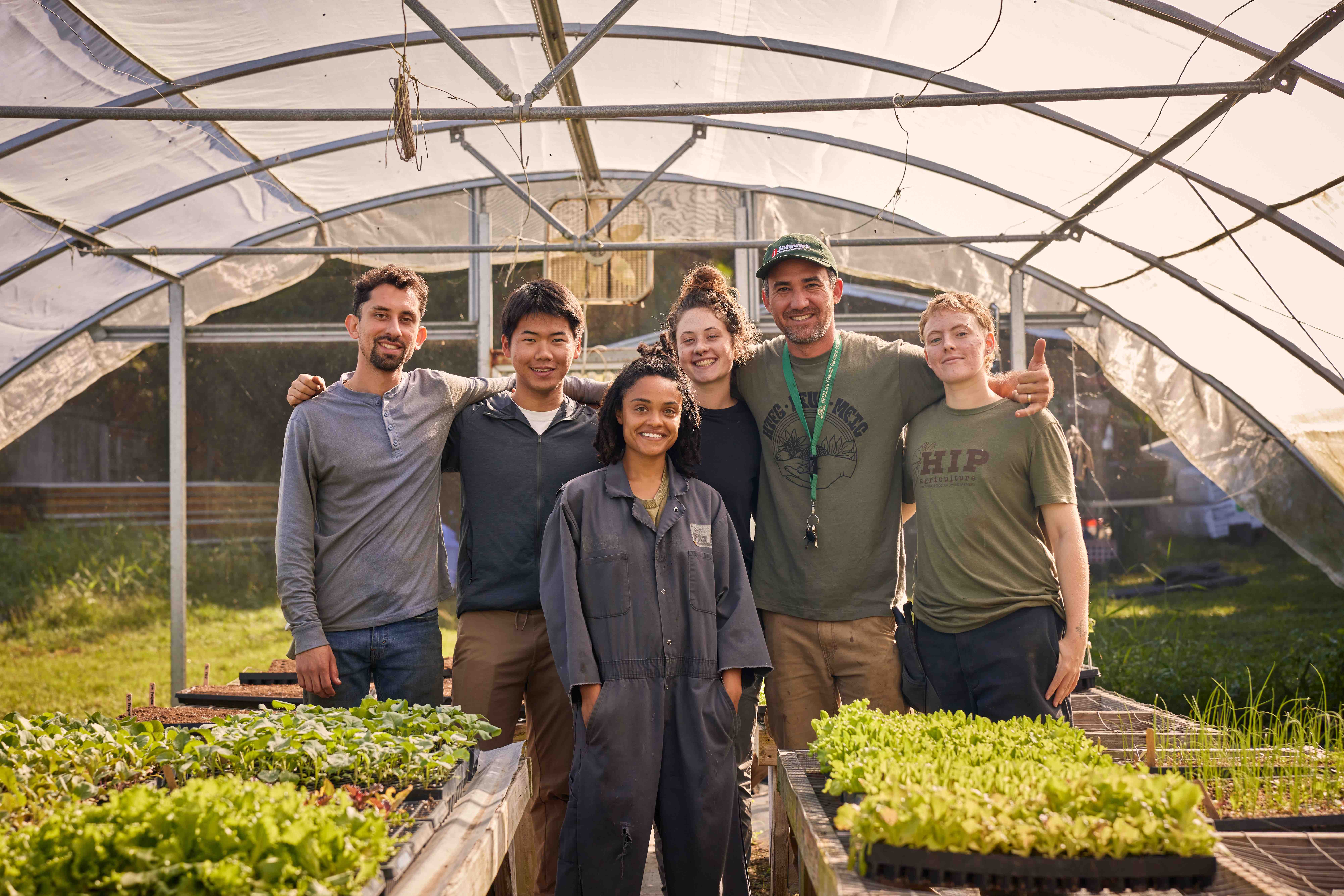Beginner farmers at HIP Agriculture