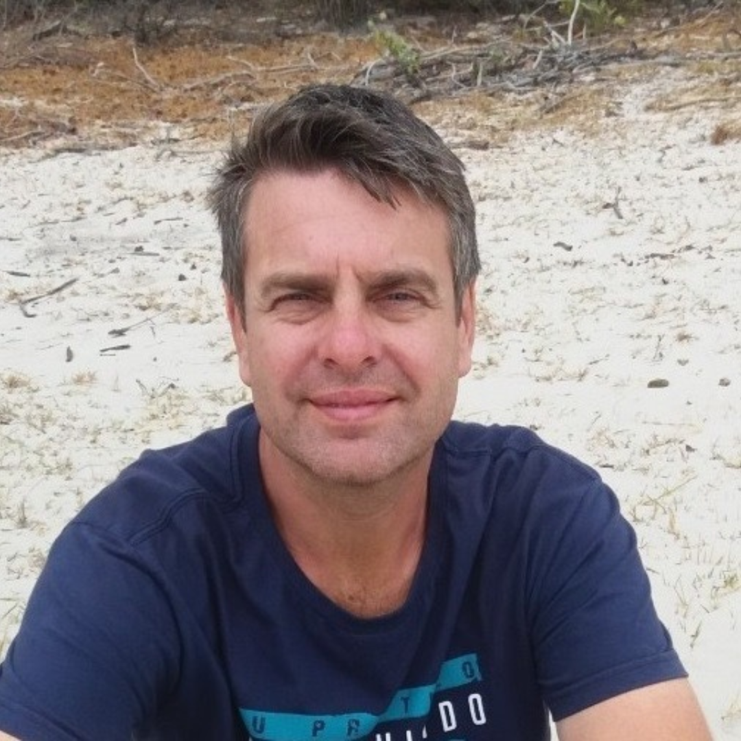 Our colourful coach Andrew