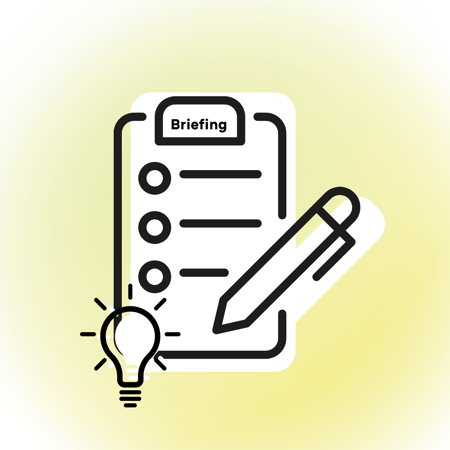 Infografik zu Content Briefing