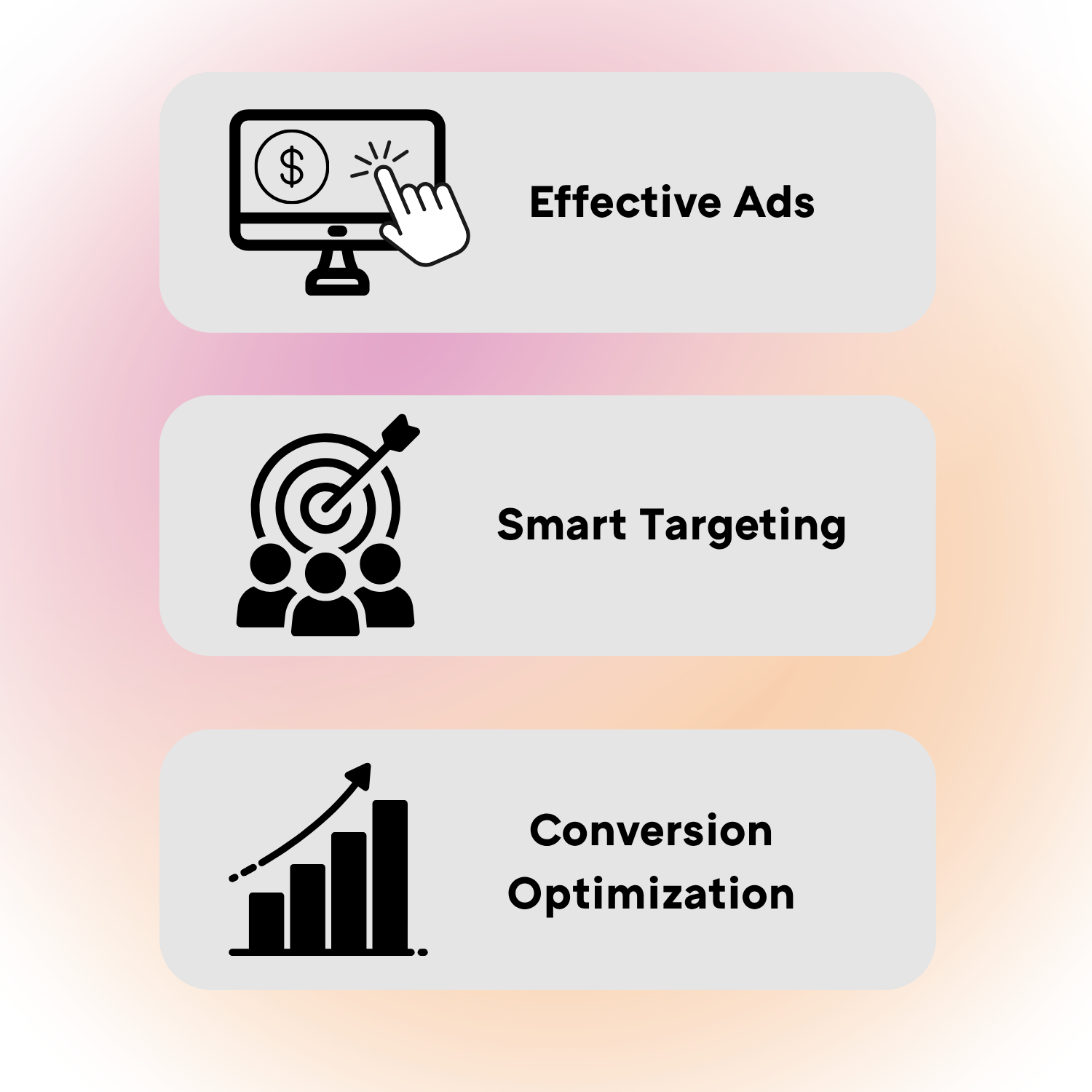 Infografik zu Social Ads mit Strategie und Substanz auf Englisch 