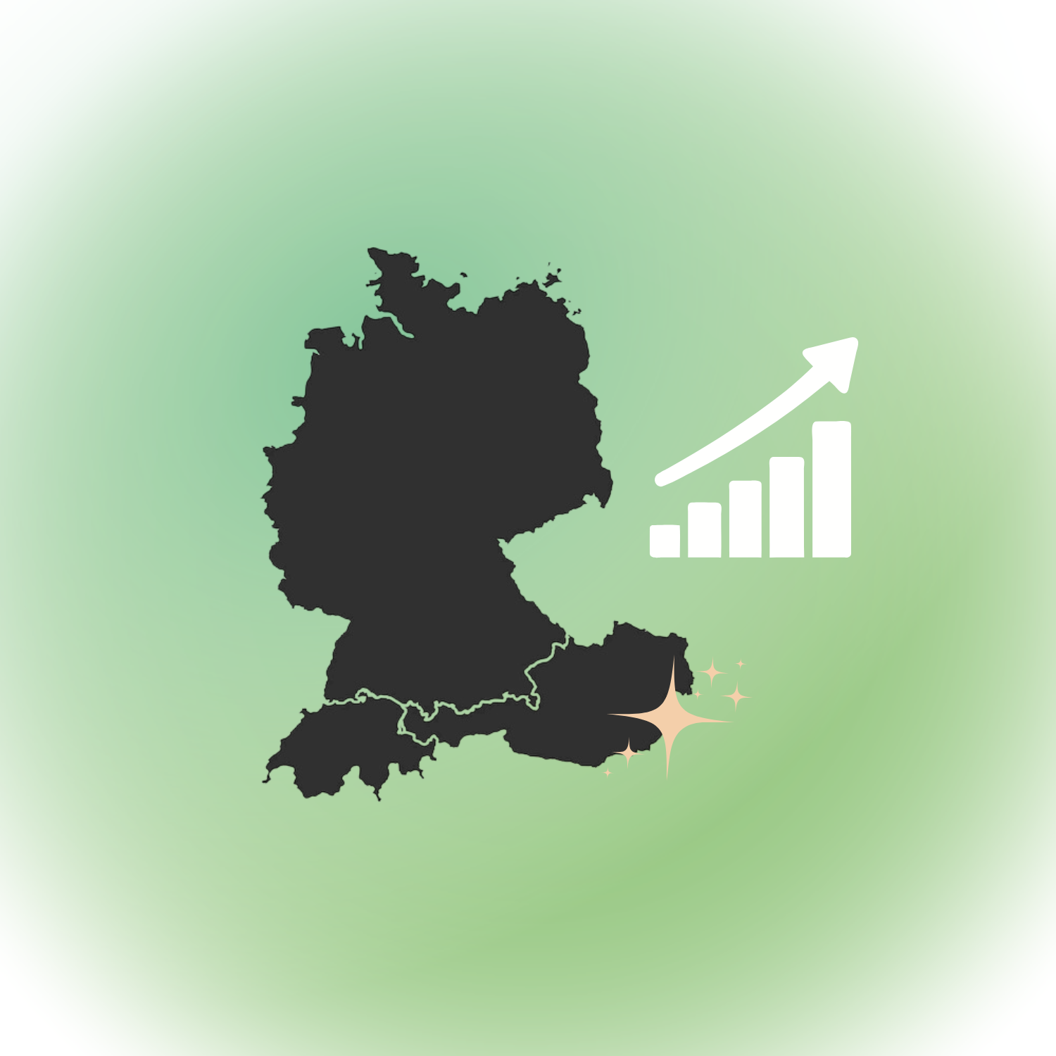 Infografik zu B2B-Marketingstrategien für die DACH-Region