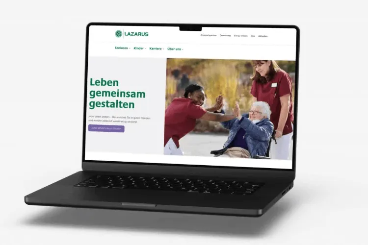 LAZARUS Hilfswerk in Deutschland e.V. – Brand Refresh & Webdesign