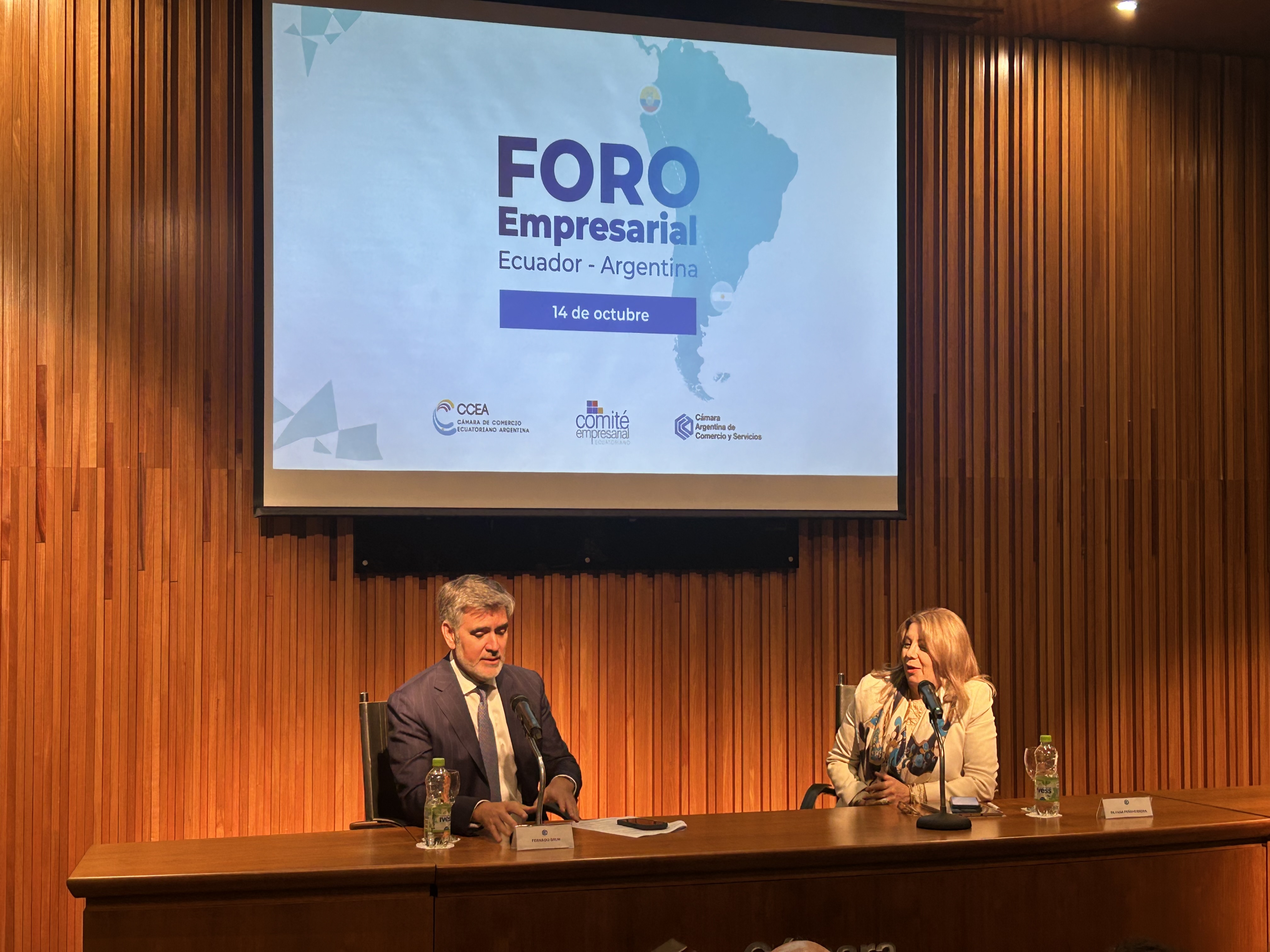 Qu&eacute; dej&oacute; el Foro Empresarial Ecuador-Argentina realizado en la CAC