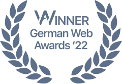 German Web Award 2022 Gewinner Kranz