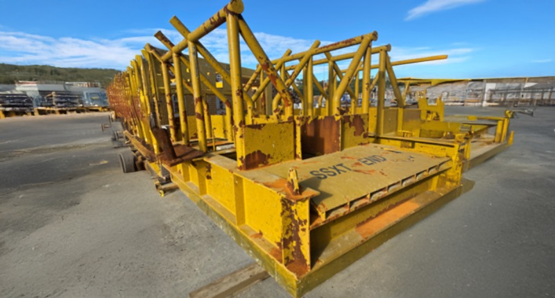 After cleaning the subsea structures, Hayes Metals applied complex cutting plans to resize the structures for optimal transport, ensuring efficiency and safety in the logistics process.