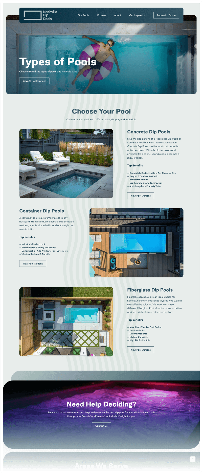 NDP high-fidelity design mockups.