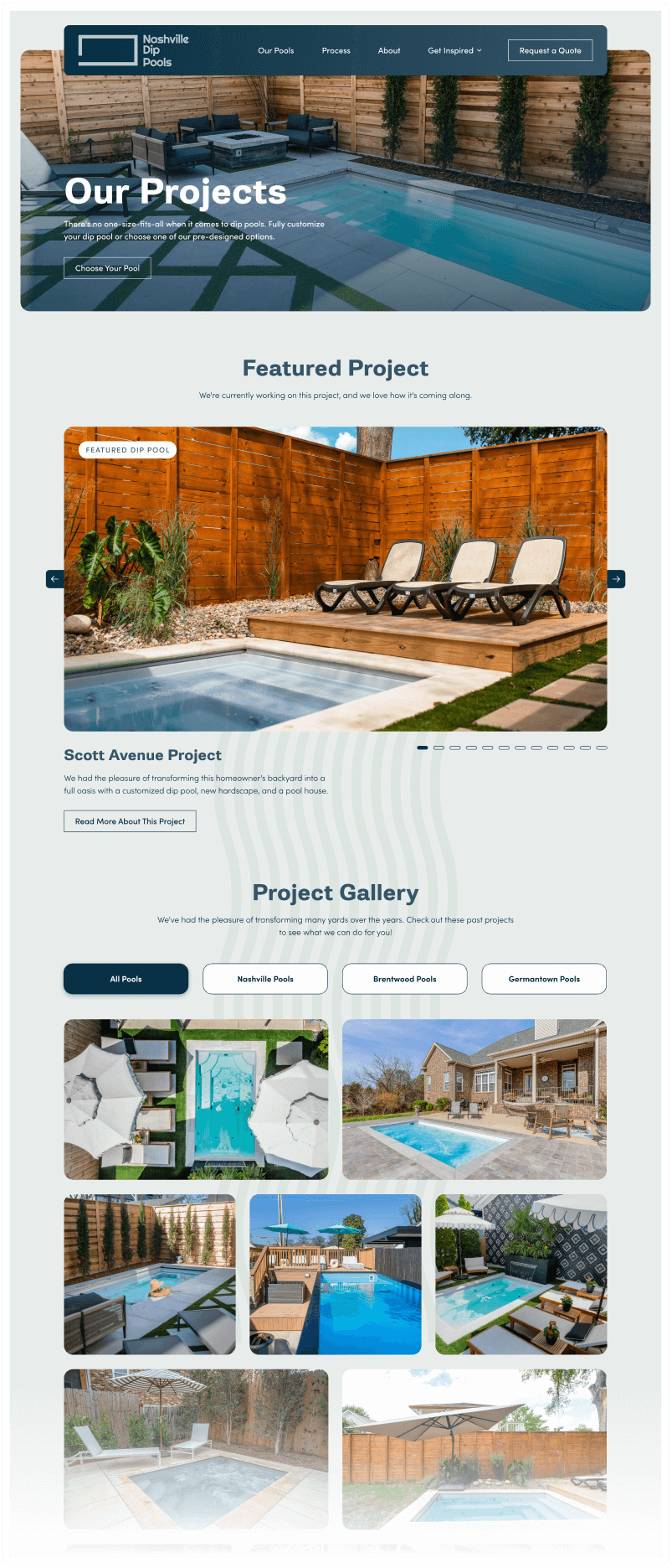 NDP high-fidelity design mockups.