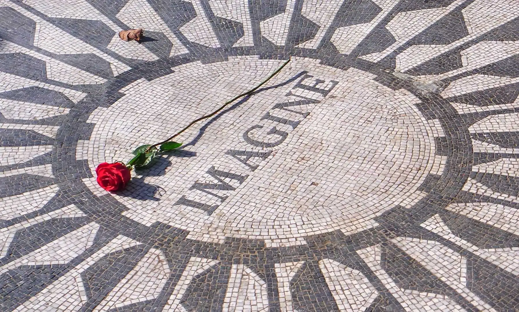 Strawberry Fields Imagine Mosaic in Central Park NYC