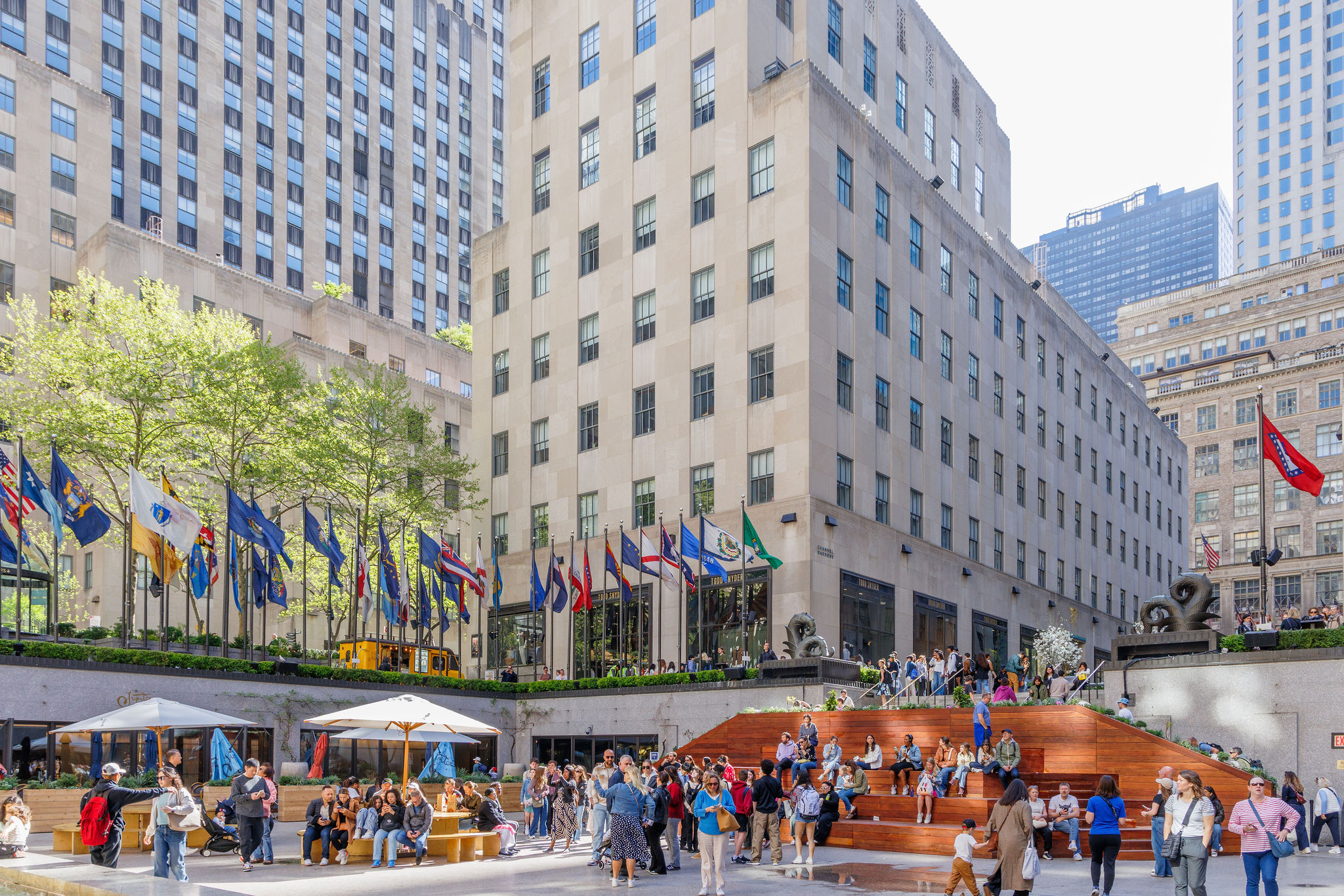 Rockefeller Center in the morning