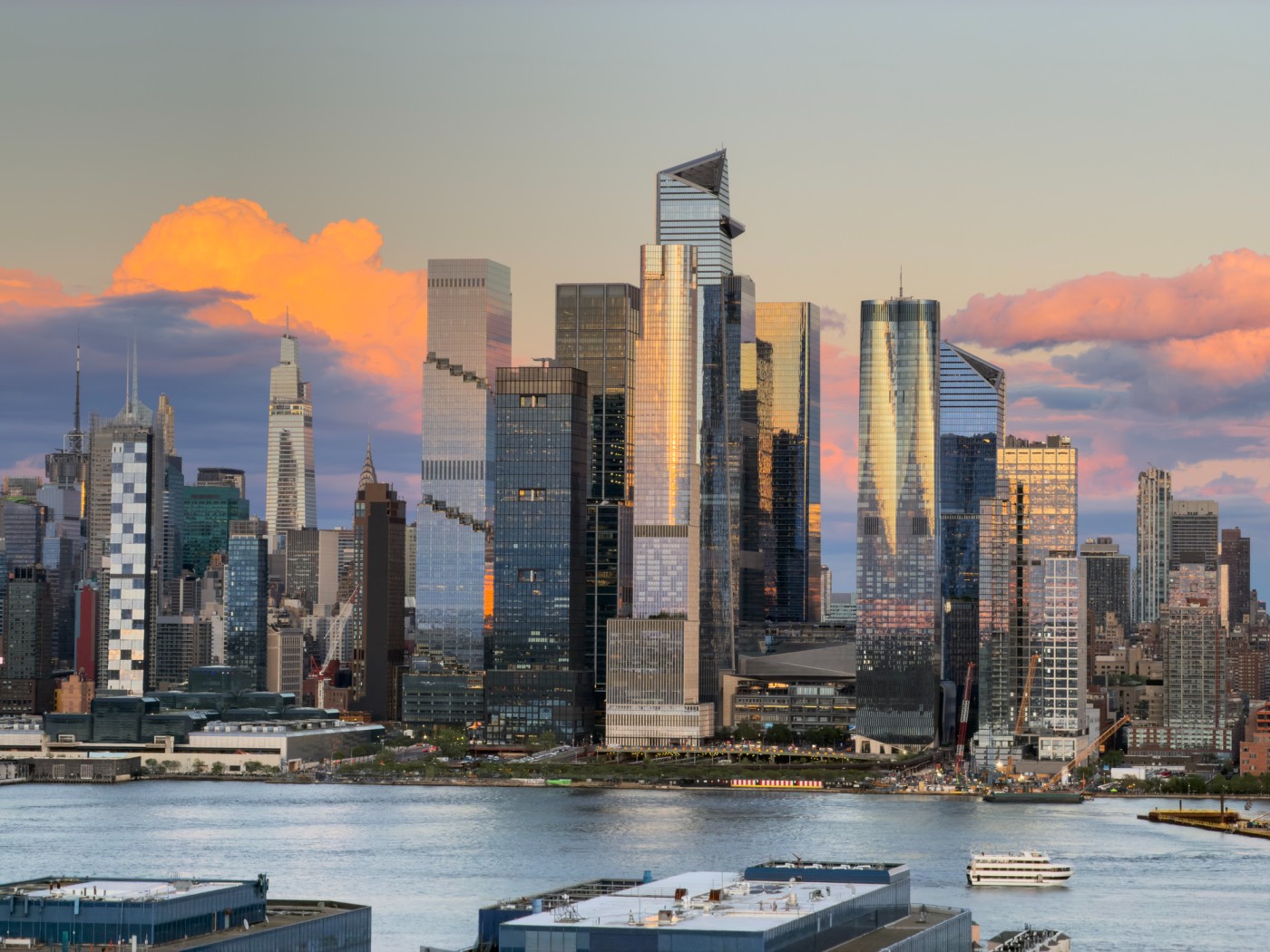 Hudson Yards view in New York City