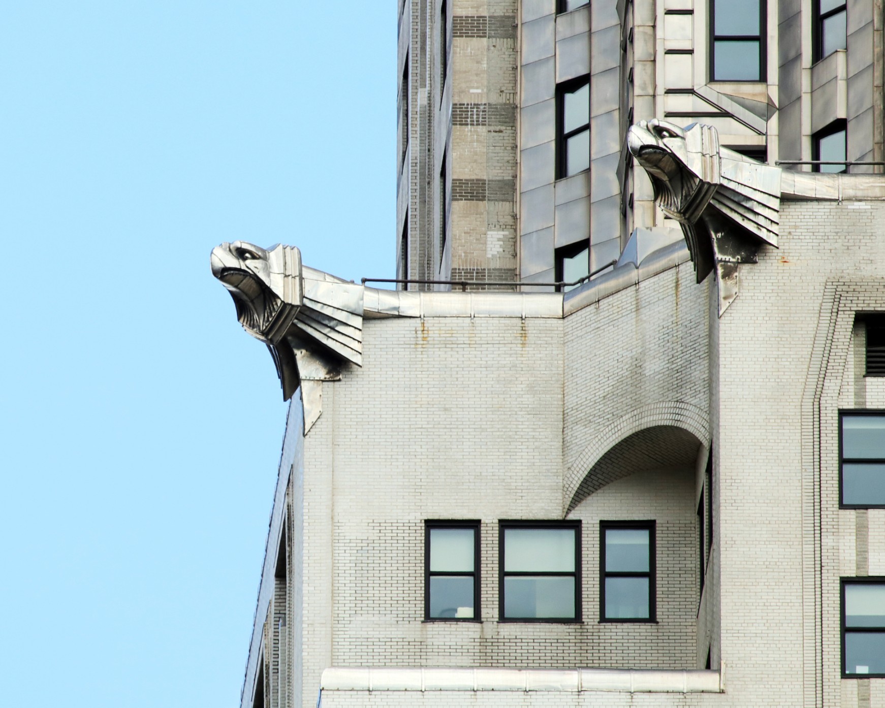 Eagle gargoyles of Chrysler Building