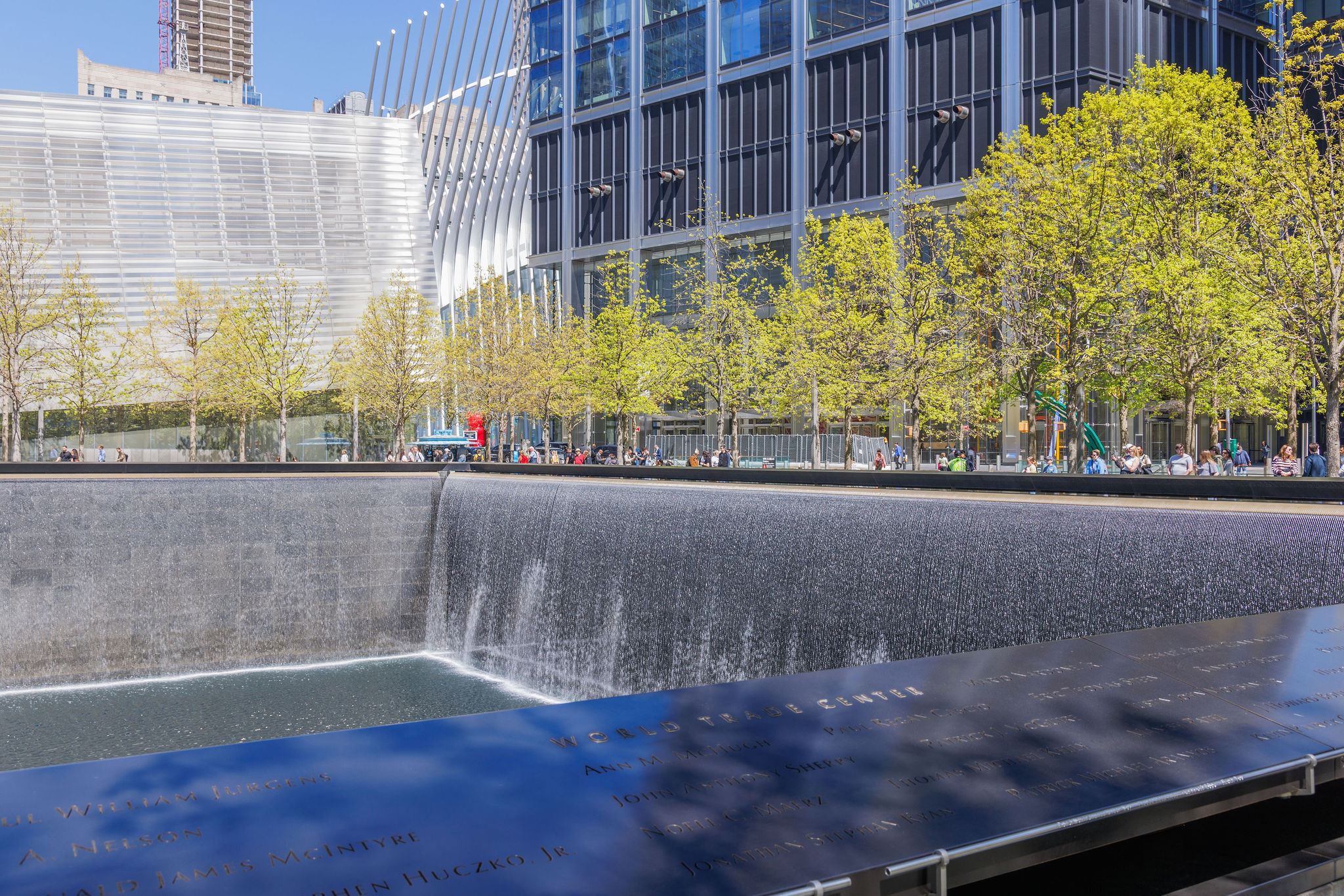 9/11 Memorial Pool in New York City