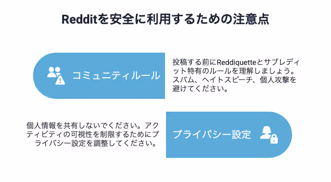 Redditを安全に利用するための注意点