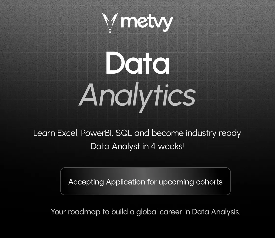 Metvy Data Analytics Program