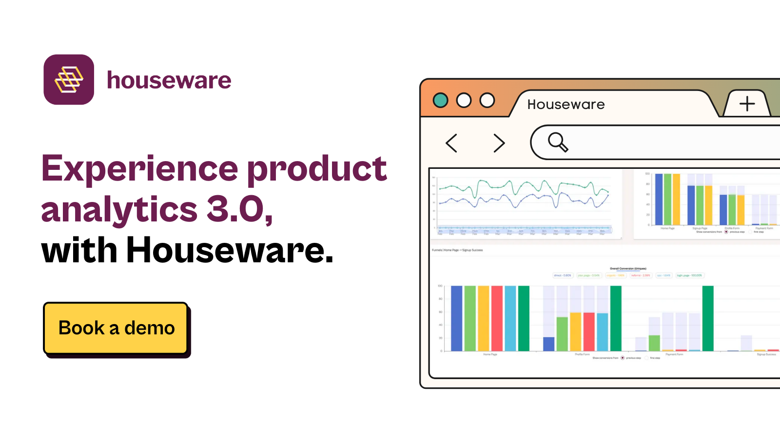 Product analytics with Houseware